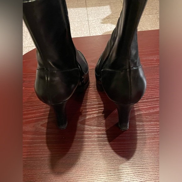 Beautiful black leather Enzo Angiolini boots , 36.5 M. - Picture 7 of 10